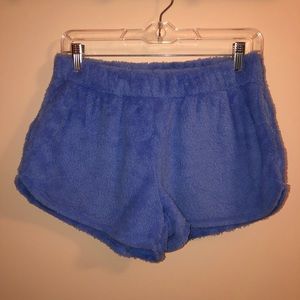 Aerie Sherpa sleep shorts